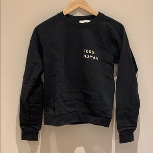Everlane 100% human sweatshirt